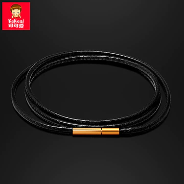 Dễ Thương Đen Dây Da Mặt Dây Chuyền Dây Đỏ Dây Vòng Cổ Dây Nam Nữ Phong Cách Hợp Thời Trang Nam Nữ Hợp Thời Trang Nữ Dây Da Vàng Trang Sức Dây Buộc