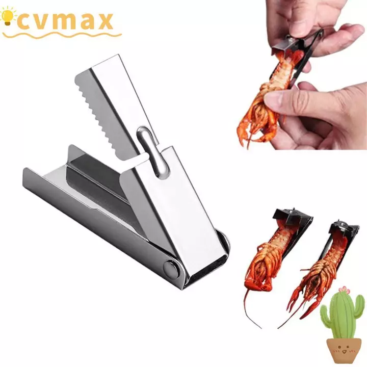 CYMX 1 / 2 Cái Dụng cụ bóc vỏ tôm hùm tôm hùm, Dễ dàng mang theo và sử dụng Dụng cụ bóc vỏ tôm hùm nhẹ, Thiết bị bóc vỏ Dụng cụ hải sản bằng thép không gỉ bền bỉ cho nhà hàng