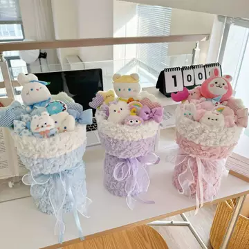 🔥Làm Quà Tặng Bạn Gái Dễ thương Trang trí phòng ngủ góc kawaii ảnh đạo cụ Sáng Tạo Búp Bê Bó Hoa Hoạt Hình Sang Trọng Quà Tặng Sinh Nhật Hoàn Thành Quà Tặng Búp Bê Cho Bạn Bè Bạn Gái Quà Lưu Niệm