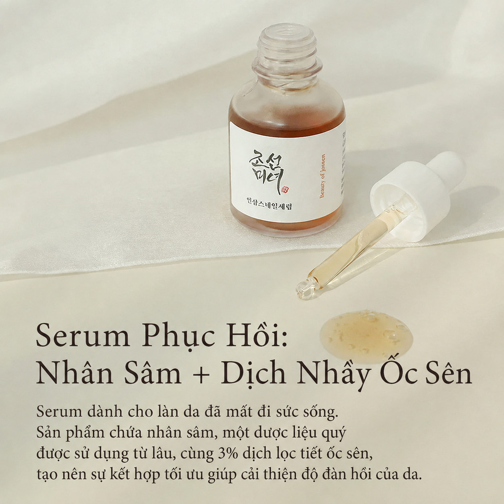 Serum Beauty of Joseon 30ml Glow / Revive / Calming / Glow Deep, dưỡng sáng, làm dịu, phục hồi | BigBuy360 - bigbuy360.vn