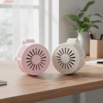 Quạt di động LZHDP, Quạt kẹp nhỏ gọn xoáy lốc, Quạt Mini cầm tay treo thẻ thu nhỏ đính kèm thắt lưng