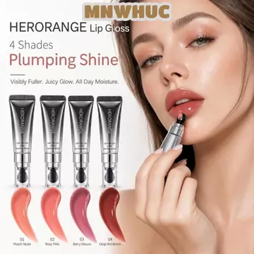 MNWHUC Son Bóng Dầu, Son Bóng Môi Mượt Không Dính, Gương Gợi Cảm Shimmer Lâu Dài Môi Plumper Trang Điểm Môi