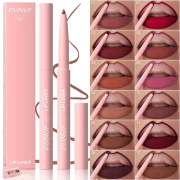 Son lì DUNUF Soft Mist Color, chì kẻ môi dễ lên màu, không lem, son bóng tự nhiên, chì kẻ môi lì, công thức đã được kiểm chứng, làm đẹp giúp cải thiện làn da, son môi nhung, trang điểm hàng ngày cho c