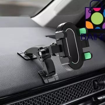 Giá đỡ đầu bi BAIHEE, Giá đỡ điện thoại tự dính 17mm, Giá đỡ điện thoại xoay 360 độ đa năng Giá đỡ kép có thể điều chỉnh Giá đỡ điện thoại di động Lắp đặt bảng điều khiển