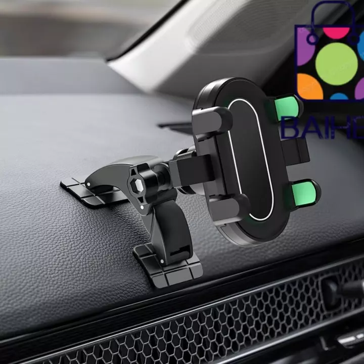 Giá đỡ đầu bi BAIHEE, Giá đỡ điện thoại tự dính 17mm, Giá đỡ điện thoại xoay 360 độ đa năng Giá đỡ kép có thể điều chỉnh Giá đỡ điện thoại di động Lắp