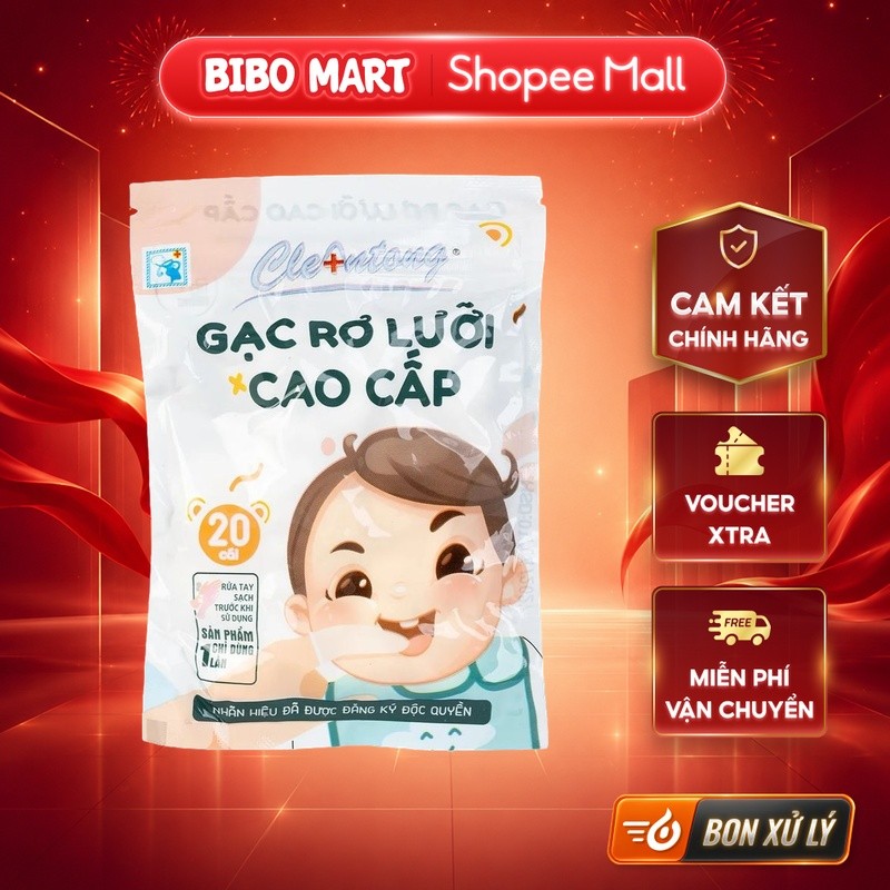 [LIVE] Gạc Rơ Lưỡi Cao Cấp CleAntong Cho bé gói 20 cái - BM001 | Shopee ...