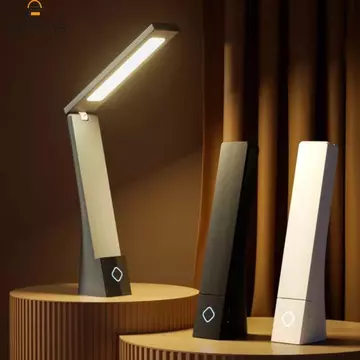 Đèn bàn có thể gập lại FUJIOU, Công tắc cảm ứng bảo vệ mắt Đèn bàn Led, Đèn bàn 3 màu Đèn mềm có thể điều chỉnh Đèn chiếu sáng bàn Phòng ngủ