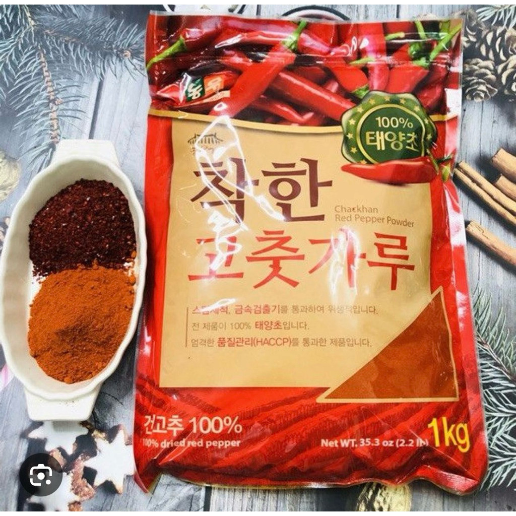 Bột ỚT Nongwoo Mịn, Vảy – Bột Ớt Làm Kim Chi, Tokbokki, Mì Cay - 1KG ...