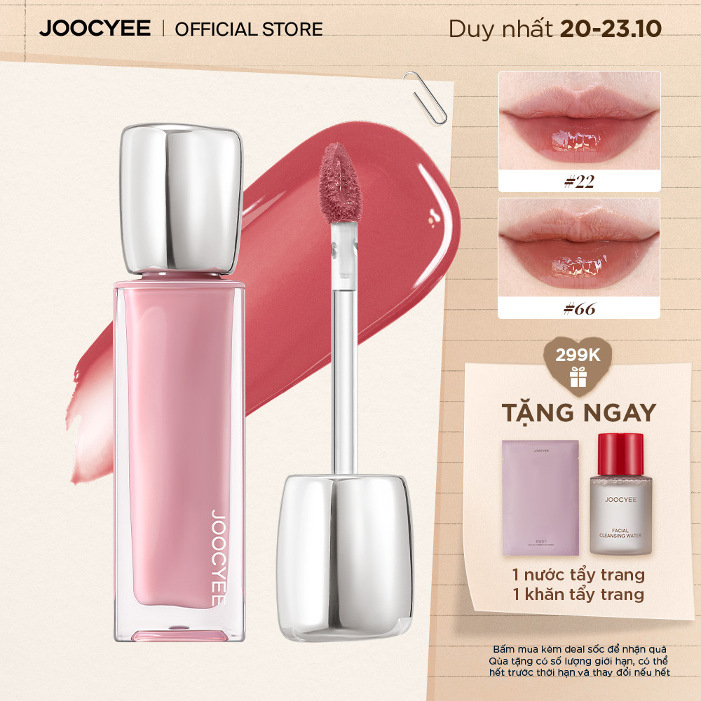 [MỚI] Son bóng tráng gương JOOCYEE - Lâu Trôi bền màu suốt 8 giờ - Hiệu ứng căng mọng - Lâu trôi 4ml