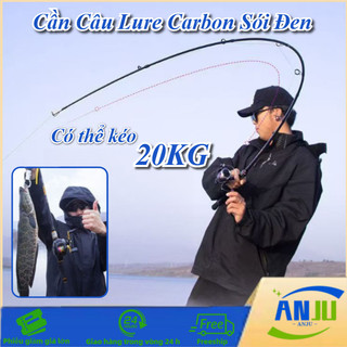 Cần Câu Carbon 2 Khúc Đa Năng - Thiết Kế Mạnh Mẽ, Độ Cứng M, Chuyên Câu Lóc, Chẽm, Mú & Cá Lớn