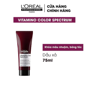 Dầu xả khóa màu 5D chuyên nghiệp giúp khóa màu nhuộm, bóng tóc Vitamino Color Spectrum L'Oreal Professionnel 75ml