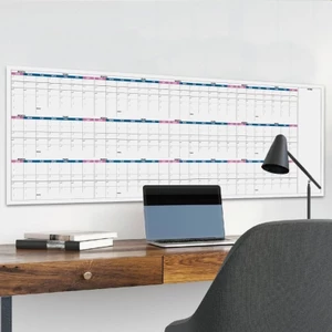 Exhila Treo Tường 2026 Lịch Lập Kế Hoạch Hàng Năm Không Ngày 100x42cm Cho Văn Phòng Tại Nhà