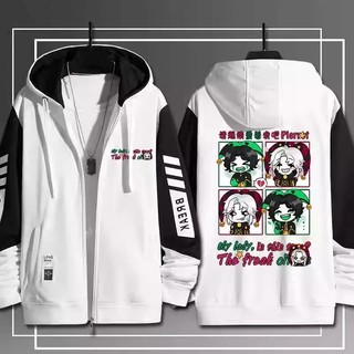 PS2 The Freak Circus Pierrot anime Dây Kéo Áo Khoác Áo Unisex Top SP2