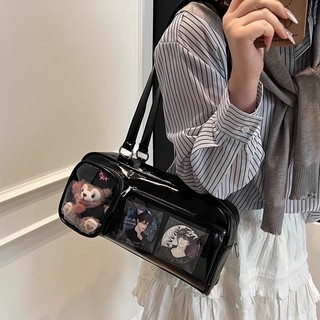 Túi đeo vai itabag nhựa PVC trong suốt thiết kế túi đeo vai nữ thông thường