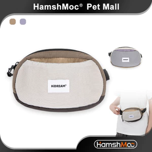 HamshMoc Túi đeo chéo thú cưng Nylon chống thấm nước Mặt sau tổ ong Sử dụng hàng ngày rảnh tay