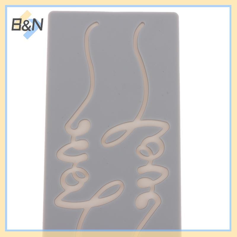 B & N 1 Từ Tình Yêu Silicone Pad Fondant Bánh Mousse Khuôn Socola Bánh Silicon Ren Thảm DIY Phụ Kiện Nhà Bếp Dụng Cụ Nướng Bánh.