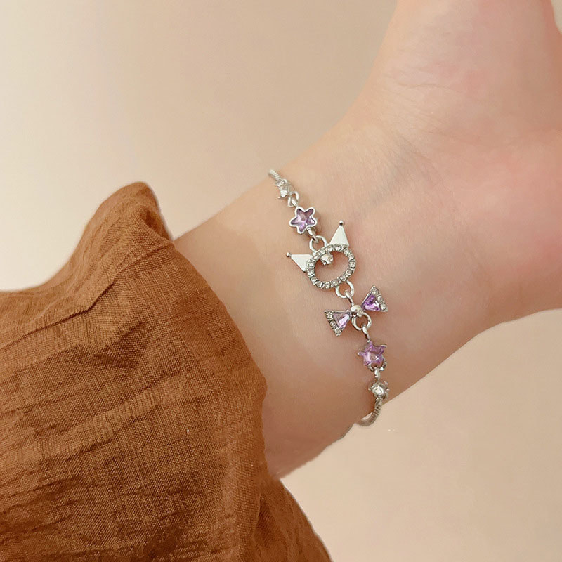 Vòng tay Culomi Shining Zircon đá zircon sáng bóng - quà tặng đa năng mới