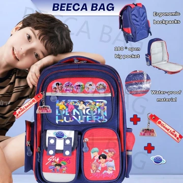Becca bag ba lô balo chống gù balo đi học cặp đi học balo trẻ em Túi Đeo Vai cặp học sinh cấp 1 ba lô nữ balo chống thấm nước