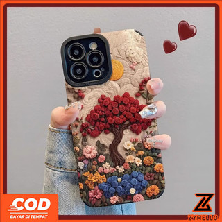 Ốp Lưng Cho OPPO Reno 15F Reno14F Reno14 Pro Reno 13F Reno12 F Reno 11F Reno10 Reno8Z Reno7Z Reno8T Reno5 Reno4 Reno6z Thời Trang Và Đẹp Thêu Núi Và Hoa Hồng shoc