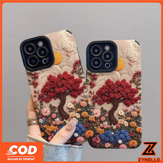 Ốp Lưng Cho OPPO Reno 15F Reno14F Reno14 Pro Reno 13F Reno12 F Reno 11F Reno10 Reno8Z Reno7Z Reno8T Reno5 Reno4 Reno6z Thời Trang Và Đẹp Thêu Núi Và Hoa Hồng shoc