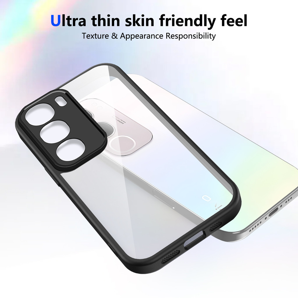 Ốp lưng Vivo Y19S Pro Vỏ trong suốt mờ thời trang cho Vivo Y19S Vỏ điện thoại