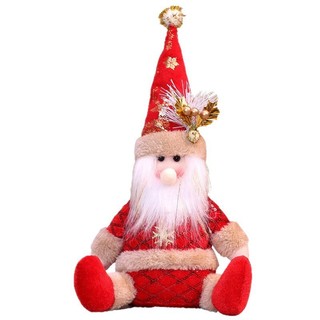 Bộ Đồ Trang Trí Giáng Sinh - Các Bức Tượng Nai Sừng Tấm Ông Già Noel Để Trang Trí Cây