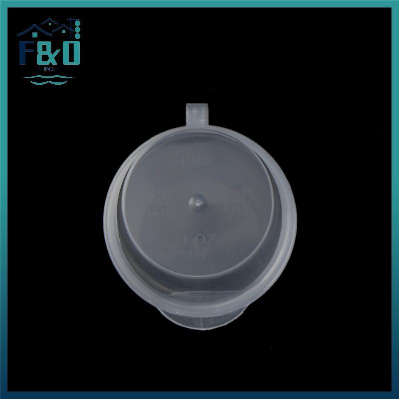 [Fast delivery] 100 Chiếc Cốc Nước Sốt Dùng Một Lần Bằng Nhựa Nhỏ Bảo Quản Thực Phẩm Hộp & Nắp Gói Trong Suốt {vn}