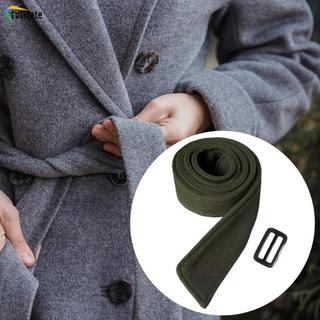 Thắt lưng hai mặt nữ, phụ kiện thời trang polyester, phù hợp áo khoác và áo len