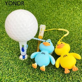 YONDR Duck Golf Tee, Áo thun cao su chơi gôn hoạt hình chống mất bằng nhựa, Gói tập chơi gôn bền 83mm Cải thiện độ chính xác Golf Hình dạng mới lạ Tee ngoài trời