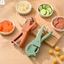 Máy thái hành tây cà rốt chanh- Nhỏ gọn và di động với tay cầm được thiết kế tiện dụng
