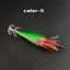 FEDAOG 5 Mồi Egging, UV Tinsel 5 Cái mỗi bộ Mực Jig Mồi, Thiết Kế Dạ Quang Sắc Nét Ô Móc Kích Thước 5.5cm Ô Móc Mồi Cho Mực