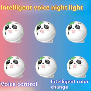 Đèn ngủ LED điều khiển bằng giọng nói thông minh cho phòng ngủ gia đình có thay đổi màu sắc