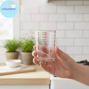 Cốc đo Espresso Pufangbliss 120ml bằng kính chịu nhiệt Lý tưởng để đo cà phê và nướng chính xác VN