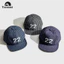Mũ American Retro Số Thêu Sọc Mềm Vành Mũ Bóng Chày Nam Nữ Cùng Phong Cách Đường Phố Hip Hop Ván Trượt Mũ Chống Nắng