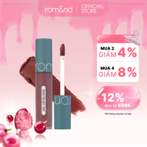 Son kem lì, lên màu chuẩn, mịn môi Hàn Quốc Romand Zero Velvet Tint 5.5g