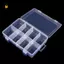 {TB & Bag} Hộp đựng dụng cụ đa chức năng 20 * 13,5 * 4,5cm Hộp lưu trữ bằng nhựa lớn 8 lưới Hộp lưu trữ vít Dụng cụ trong suốt điện tử.