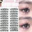 Lông mi giả uốn tóc C màu đen tự nhiên - Lông mịn nhẹ 9-12mm Chiều dài hỗn hợp