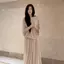 Mùa hè 2026 Pure Desire Hot Girl Hai mảnh cổ tròn mỏng dáng rộng phù hợp với eo cao ôm hơn Bộ đồ váy