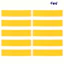 CQCJ 10 CÁI Court Line Marker Kit, Bộ đánh dấu đào tạo hình chữ nhật phẳng chấm chống trượt, bề mặt kết cấu Tùy chọn đầy màu sắc Dải có thể gập lại Huấn luyện bóng đá nhanh nhẹn