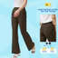 Quần YODY Quần Dài Nữ Ống Loe Dập Chữ Logo Nổi Thời trang cao cấp TRA WCTR25S057
