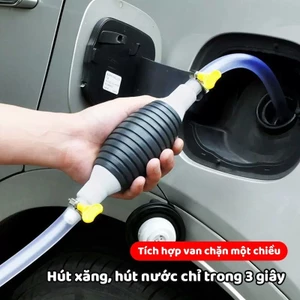 Ống Bơm Tay Hút Chất Lỏng Xăng Dầu, Ống Hút Nhựa Chắc Chắn Với Khóa Kẹp Đôi
