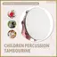 Chuông trống cầm tay 10 Inch Bạch dương Tambourine Kim loại Tambourine Jingles Bộ gõ Quà tặng Nhạc cụ giáo dục dành cho người lớn