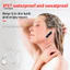 < CarFashion > Tai nghe tương thích Bluetooth A20 Tai nghe không dây dành cho doanh nghiệp đơn chống nước IPX7 có đèn LED
