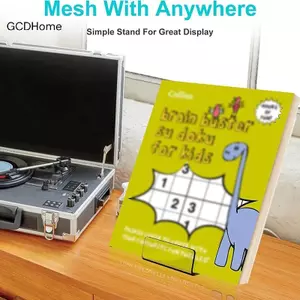 GCDHome 1 / 2 / 6 Chiếc Màn Hình Trong Suốt Đứng Sách Cho Kệ Để Bàn Giá Sách Acrylic Trong Suốt Lưu Trữ Văn Phòng HOT