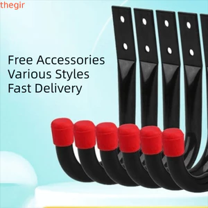 THEGIRL8B 6 Cái / bộ Móc Treo Tường Xe Đạp, Móc Hỗ Trợ Xe Đạp Loại J Hạng Nặng, Móc Treo Chống Trơn Trượt Lớp Phủ Cao Su Bảo Quản Móc Treo Xe Đạp Thiết Thực Móc Treo Đỗ Xe Đạp Đi Xe Đạp