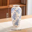 Bình Sứ Xanh Trắng Để Trang Trí Phòng Khách Hiện Đại Tối Giản Bình Hoa Gốm Sứ Trang Trí Nội Thất Nhà Bàn Trung Tâm Phong Cách Châu Á Bình Trang Trí