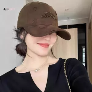 JULYHOT Mũ Nữ Xuân Hè Mũ Bóng Chày Nhỏ Tươi Thời Trang Màu Sắc Tương Phản Đạt Đỉnh Mũ Cặp Đôi Mũ Thể Thao Đa Năng Massivedeals