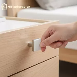 Tay cầm tủ quần áo hai màu biểu cảm GE có tủ và ngăn kéo lưu trữ Sử dụng VN
