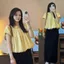 Áo babydoll bồng bềnh cổ sen dáng bí tay phồng phong cách tiểu thư B66S996 - - Hieuvy Botique