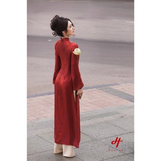 Áo dài thiết kế cách tân lụa gấm, sang trọng & tôn dáng phái nữ | Áo dài Hoài Thị